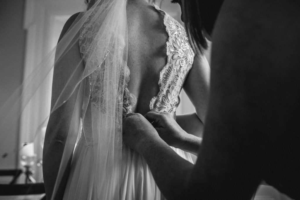 bride getting ready
