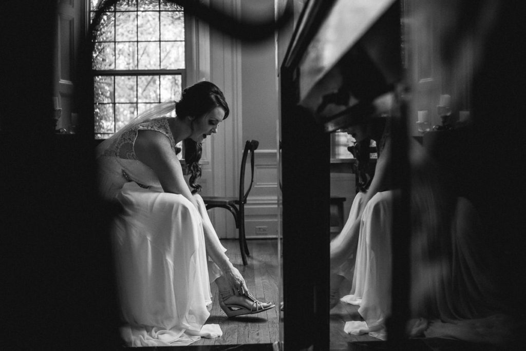 bride getting ready
