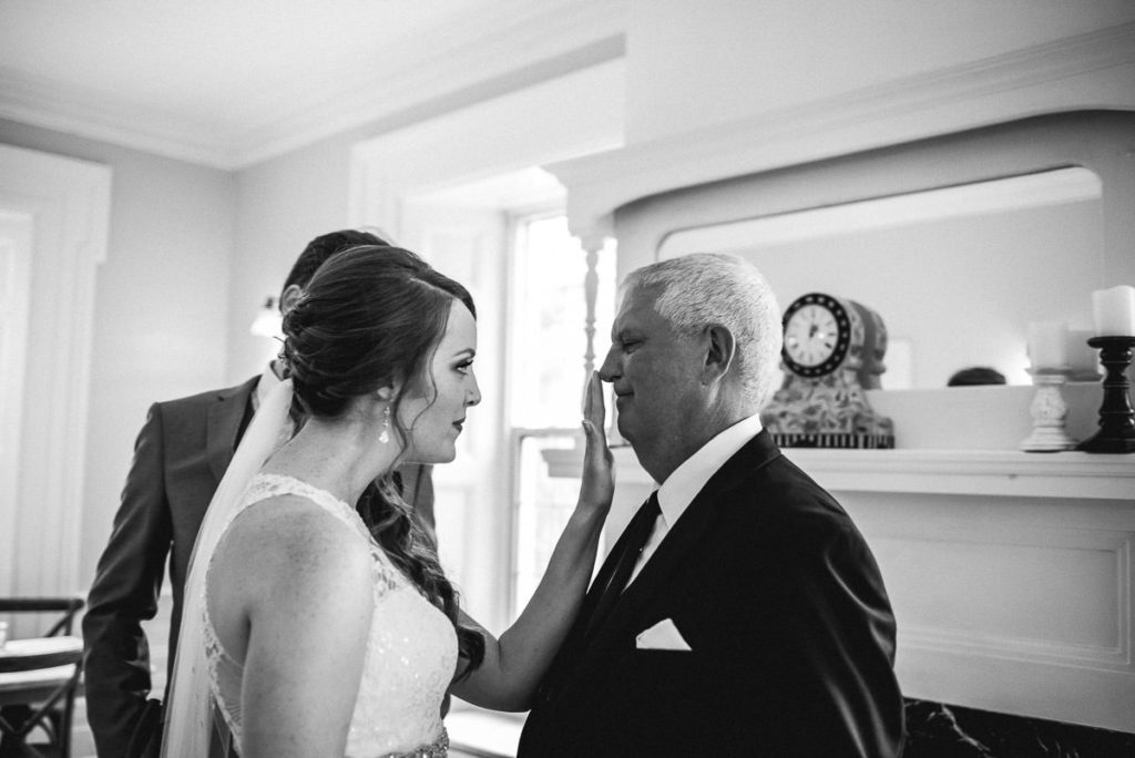 bride with father