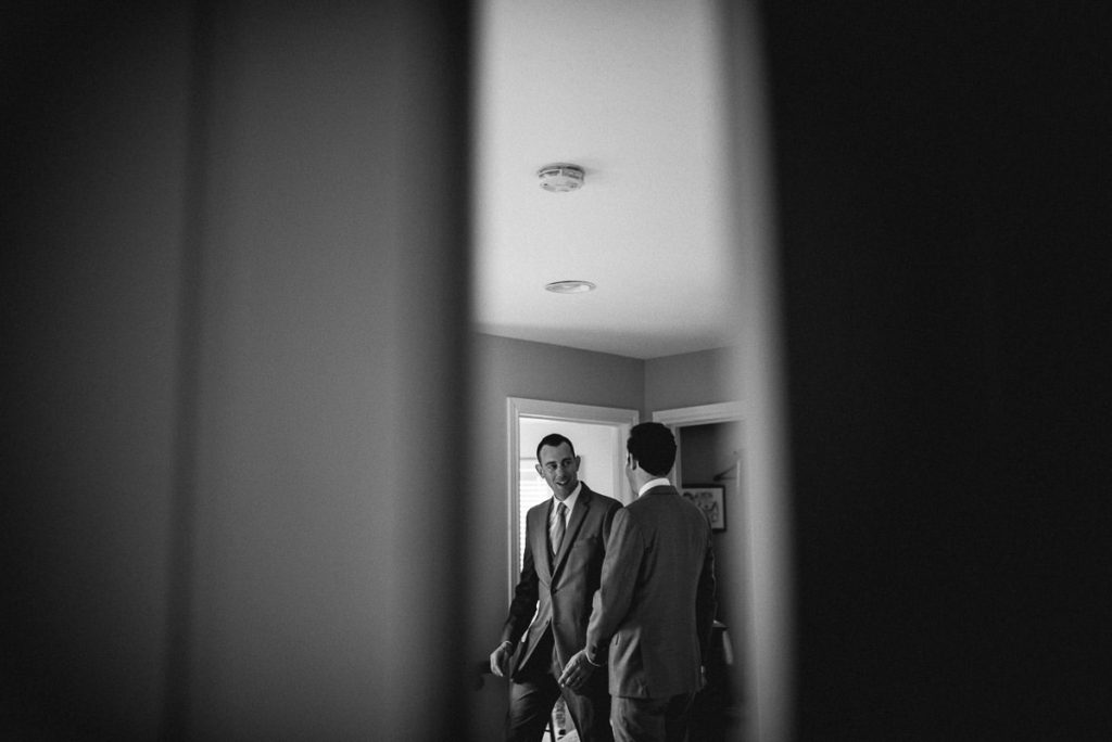 groom getting ready