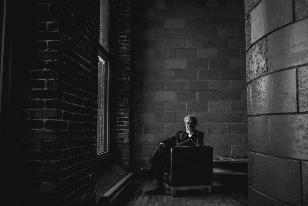 father of bride portrait