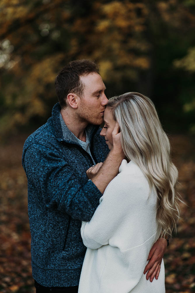 engagement session posing for couples