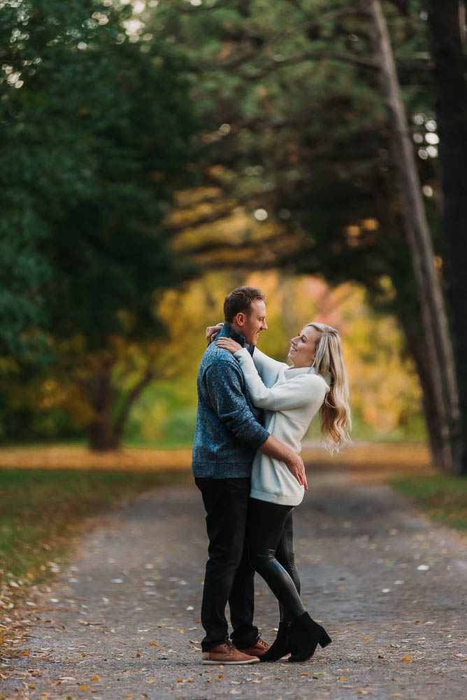 arboretum engagement session
