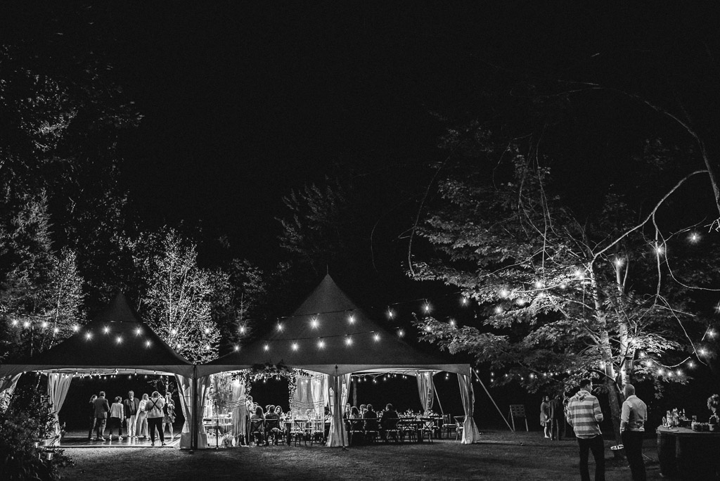 backyard wedding at night-1