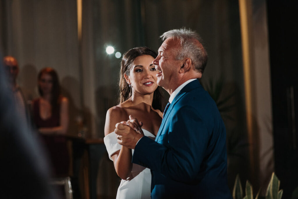 aquatopia wedding father and daughter dance