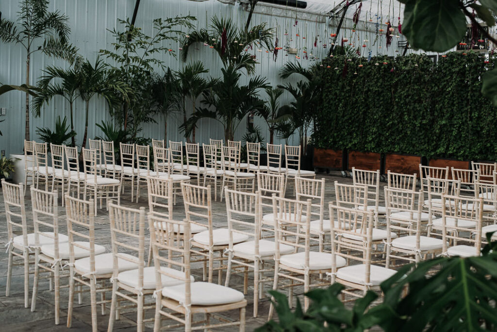 ceremony space at aquatopia