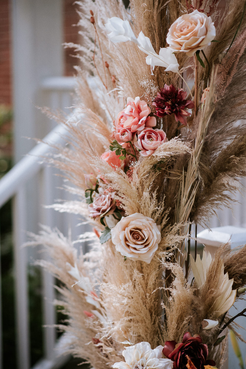 beautiful rustic flower arrangement