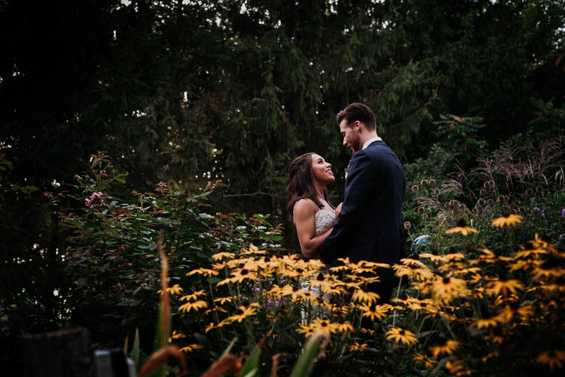 formal photos of couple during wedding at strathmere
