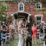 first kiss with confetti